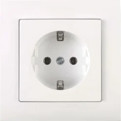 Schneider Merten System-M Enkel Geaard Stopcontact Actief Wit