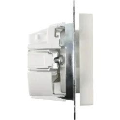 Schneider Merten System-M Enkel Geaard Stopcontact Polarwit