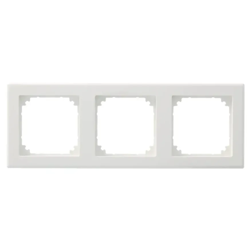 Schneider Merten System-M Smart Afdekraam 3-voudig Polarwit