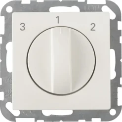 Schneider Merten System-M Ventilatorschakelaar Polarwit