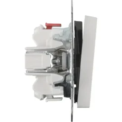 Schneider Merten System-M Wisselschakelaar Actief Wit