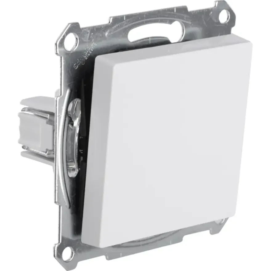 Schneider Merten System-M Wisselschakelaar Actief Wit