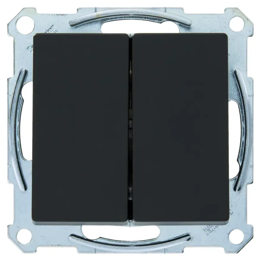 Schneider System m wissel/-wisselschakelaar antraciet