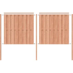 Schutting startpakket Douglas hout 3,8 m lang