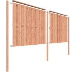 Schutting startpakket Douglas hout 3,8 m lang