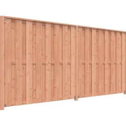 Schutting startpakket Douglas hout 3,8 m lang