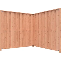 Schutting startpakket Douglas hout 3,8 m lang