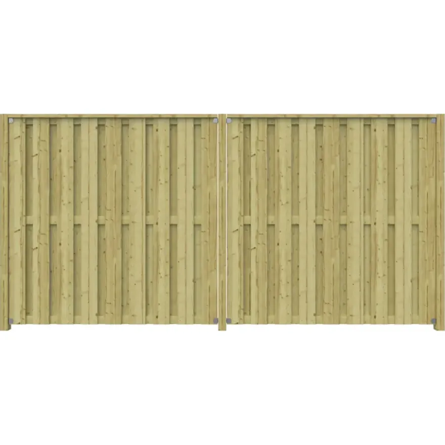 Schutting startpakket Royal grenen hout 3,8 m lang