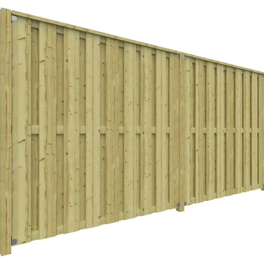 Schutting startpakket Royal grenen hout 3,8 m lang
