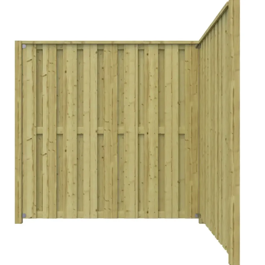 Schutting startpakket Royal grenen hout 3,8 m lang