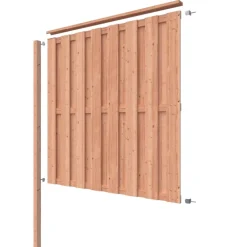 Schutting volgpakket Douglas hout 1,9 m lang