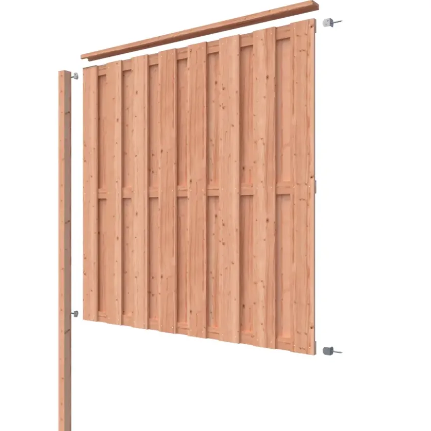 Schutting volgpakket Douglas hout 1,9 m lang