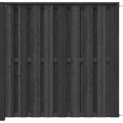 Schutting volgpakket Royal grenen hout antraciet 1,9 m lang