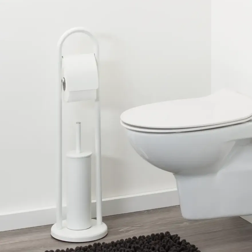 Sealskin Acero WC-borstel met houder metaal wit