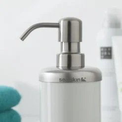 Sealskin Acero zeepdispenser inox wit