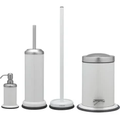 Sealskin Acero zeepdispenser inox wit