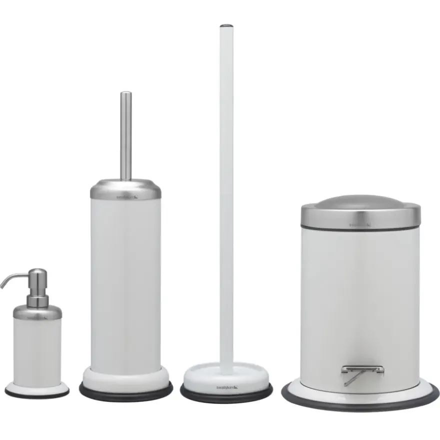 Sealskin Acero zeepdispenser inox wit