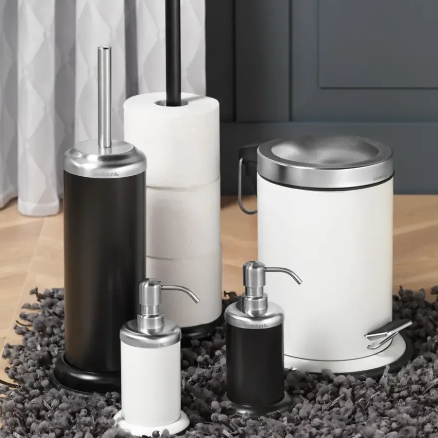 Sealskin Acero zeepdispenser inox wit