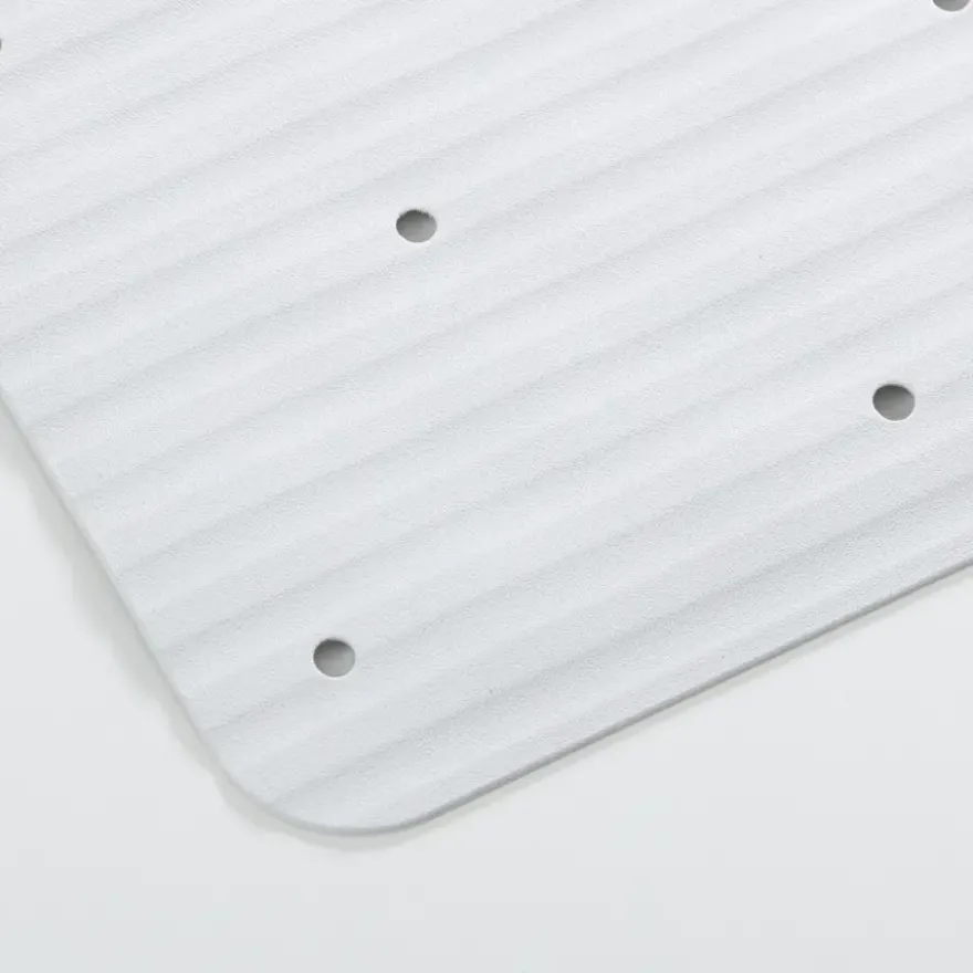 Sealskin antislip badmat Ribb 40x70 cm wit (inclusief zwarte haak)