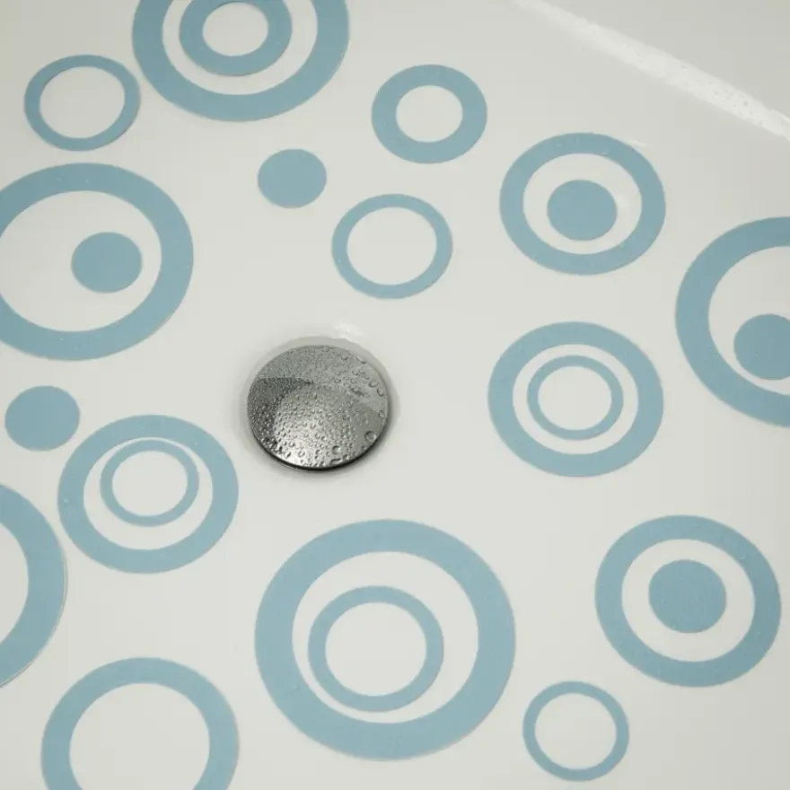 Sealskin Antislip Strip Waterringen Blauw - 6 Stuks