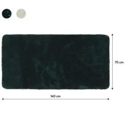 Sealskin badmat angora 70x140cm donkergroen