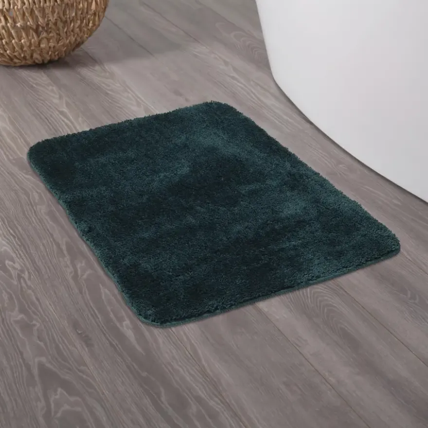 Sealskin badmat angora 60x90cm donkergroen