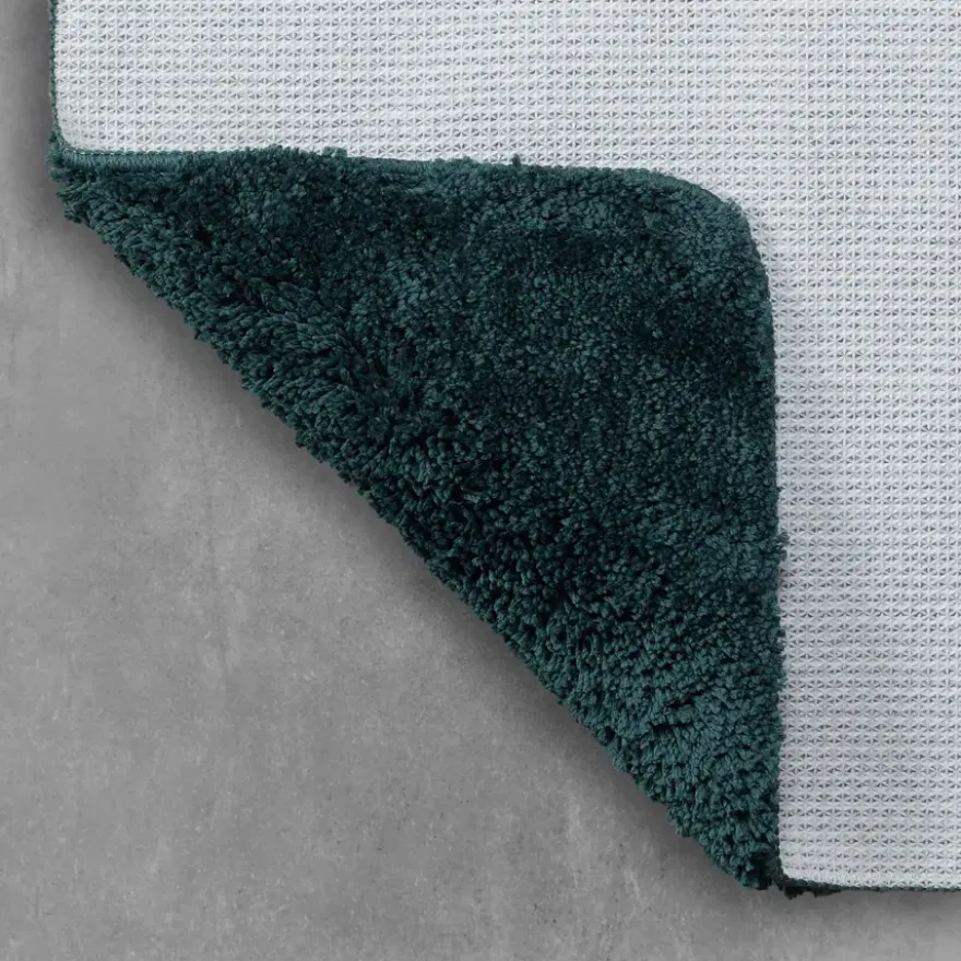Sealskin badmat angora 60x60cm donkergroen