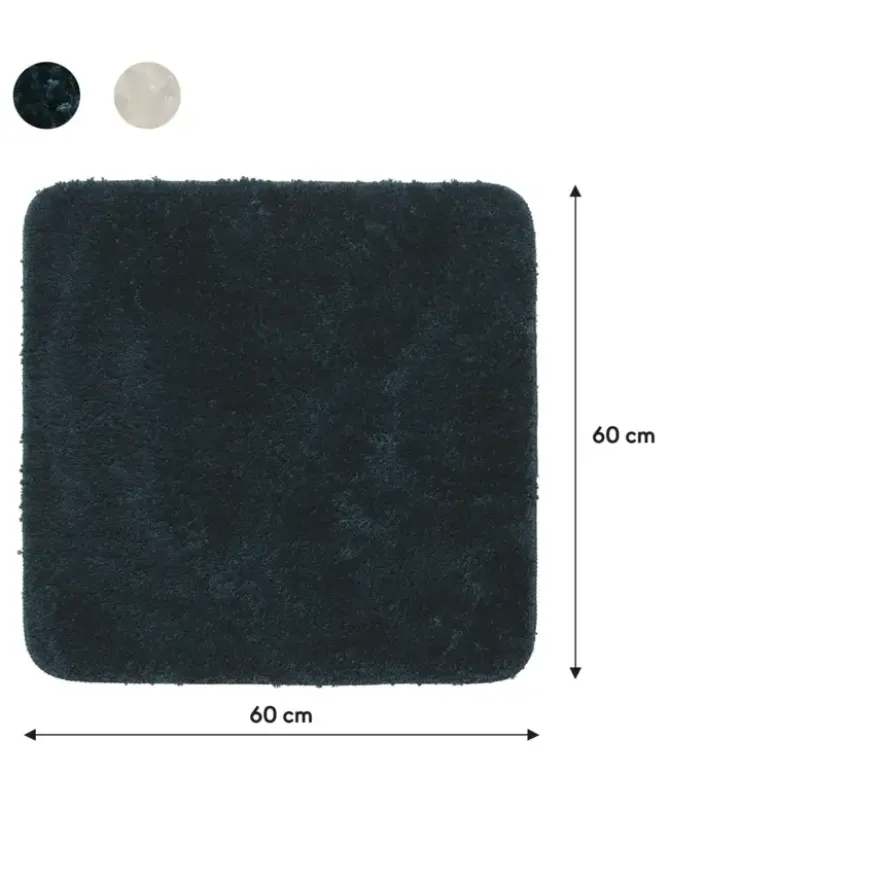Sealskin badmat angora 60x60cm donkergroen