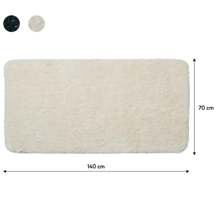 Sealskin badmat angora 70x140cm off-white