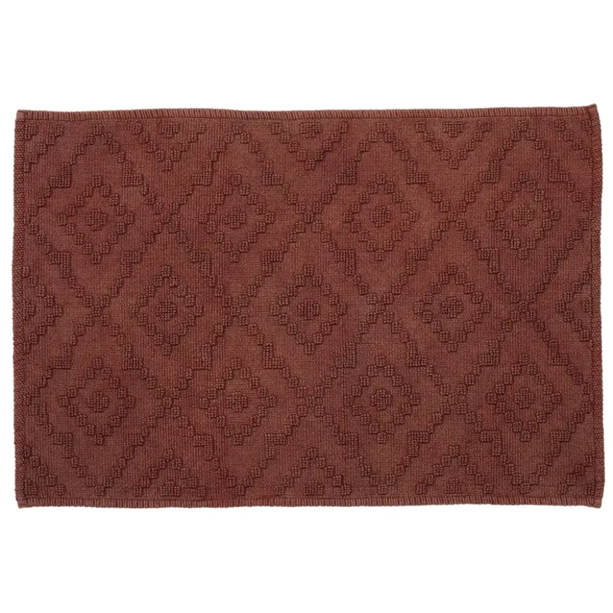 Sealskin badmat aztec 60x90cm donkerroze