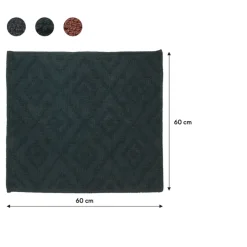 Sealskin badmat aztec 60x60cm donkergroen