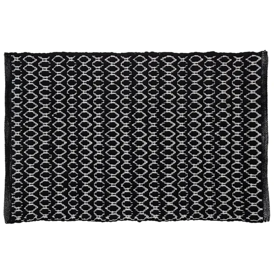 Sealskin badmat boho 60x90cm zwart