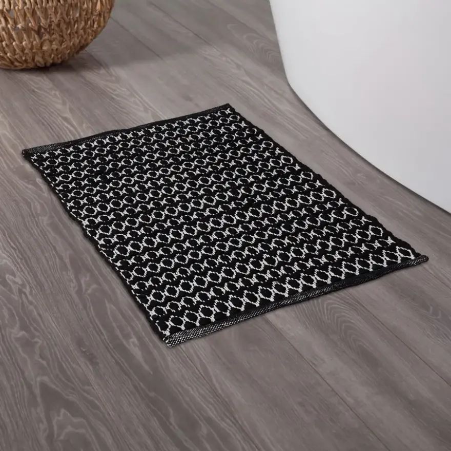 Sealskin badmat boho 60x90cm zwart