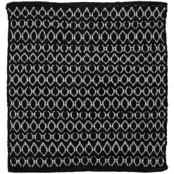 Sealskin badmat boho 60x60cm zwart
