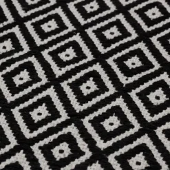 Sealskin badmat trellis 60x60cm zwart