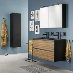 Sealskin Badmat Trellis Zwart 60x90 cm