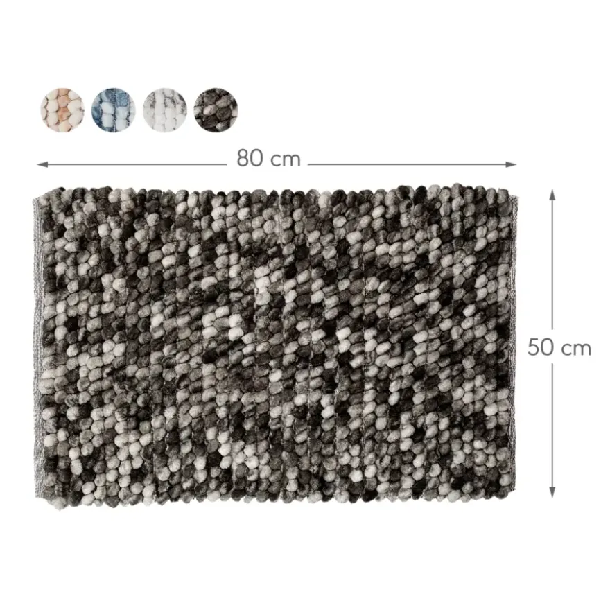 Sealskin Badmat Vintage Donkergrijs 50x80 cm
