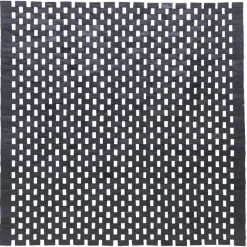 Sealskin badmat woodblock 60x60cm zwart