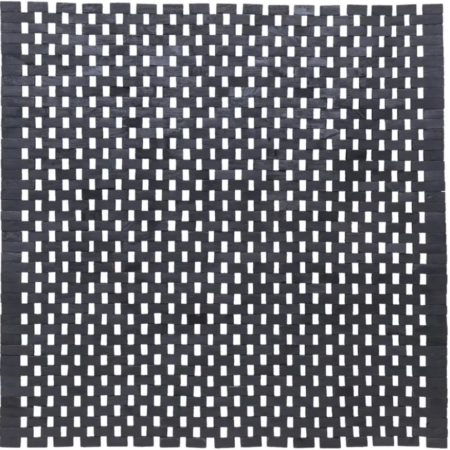 Sealskin badmat woodblock 60x60cm zwart