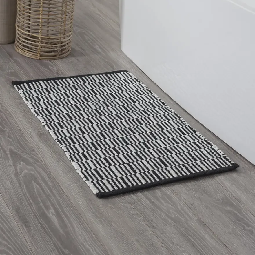 Sealskin Bandra badmat zwart 60x90 cm