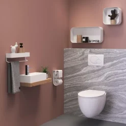 Sealskin Brix WC-rolhouder metaal wit
