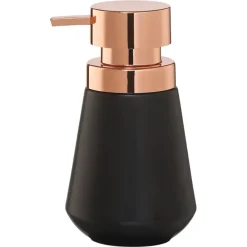 Sealskin Conical zeepdispenser porselein zwart