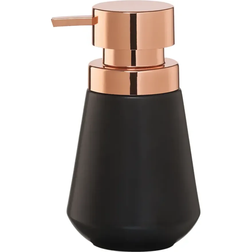 Sealskin Conical zeepdispenser porselein zwart
