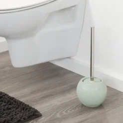 Sealskin Convex toiletborstelhouder keramiek licht aqua