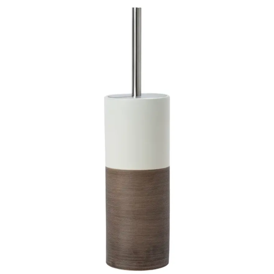 Sealskin Doppio toiletborstelhouder porselein bruin