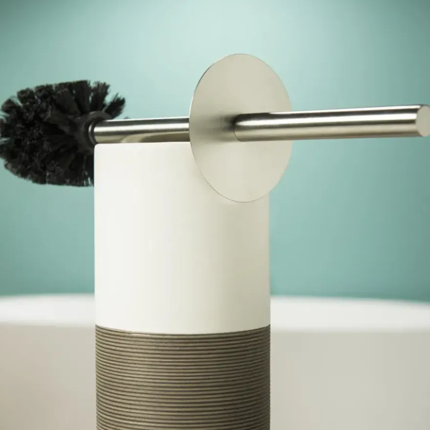 Sealskin Doppio toiletborstelhouder porselein bruin