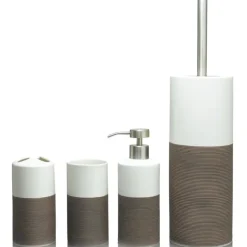 Sealskin Doppio toiletborstelhouder porselein bruin