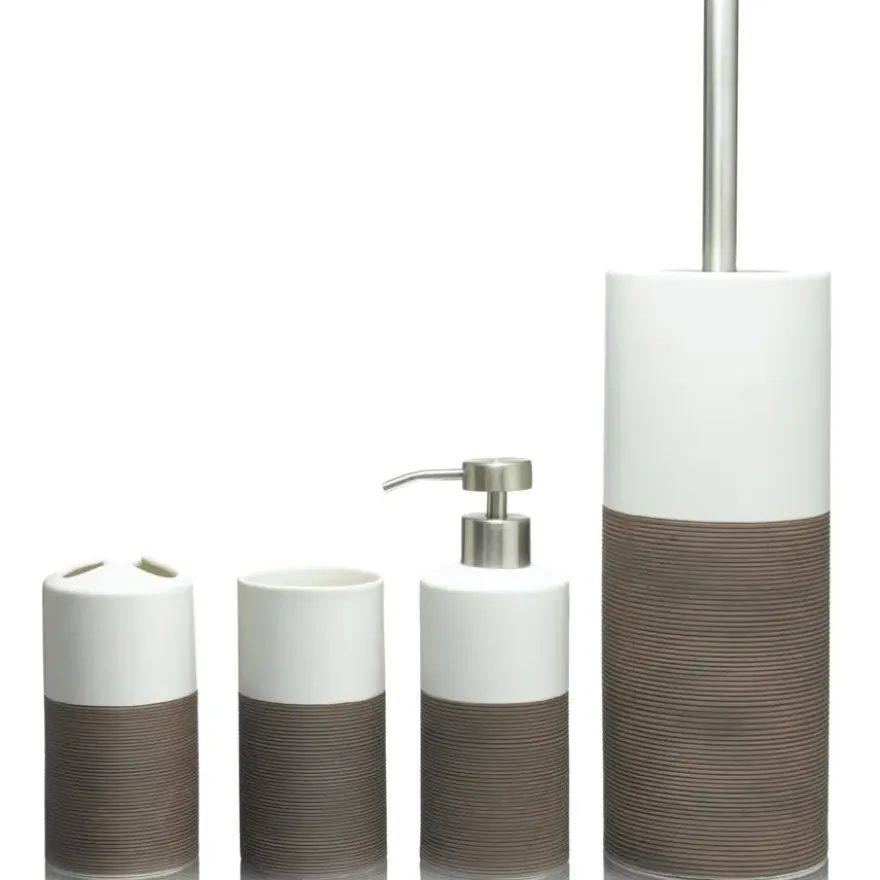 Sealskin Doppio toiletborstelhouder porselein bruin