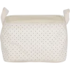 Sealskin Dots mandje ecru textiel