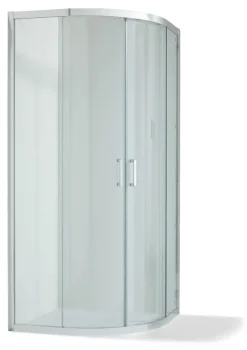 Sealskin Douchecabine met Schuifdeur Compact Kwartrond 195x90 cm Chroom